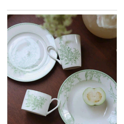 Elegant Lily of the Valley Porcelain Dining Set