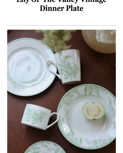 Elegant Lily of the Valley Porcelain Dining Set