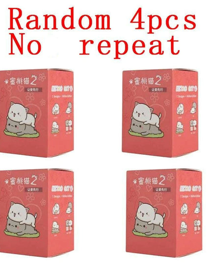 Mitao Enchanted Lucky Cat Surprise Boxes - Charming Collectible Figurines for Whimsical Home Decor