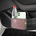 Glamorous Rhinestone Car Trash Can - Elegant Auto Garbage Holder