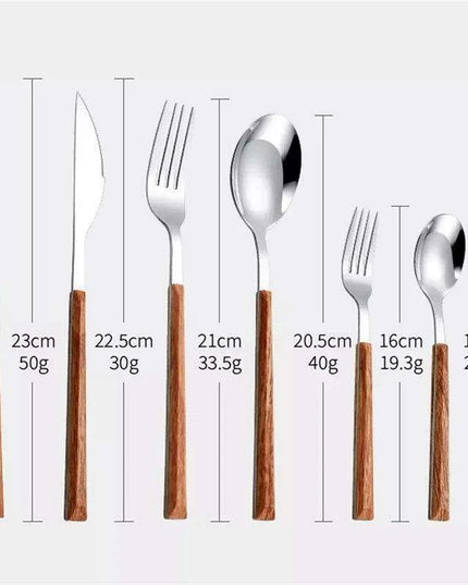 16-Piece Korean Stainless Steel Flatware Set