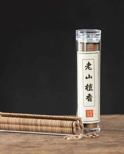 Aromatic Sandalwood and Cinnamon Mini Incense Disks - 42 Pieces for Meditation and Serenity