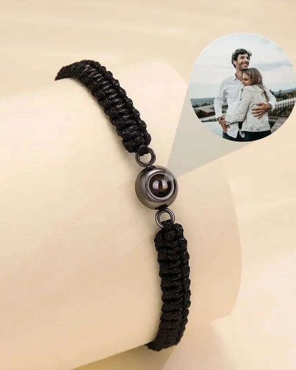 Customizable Braided Rope Memory Projection Bracelets