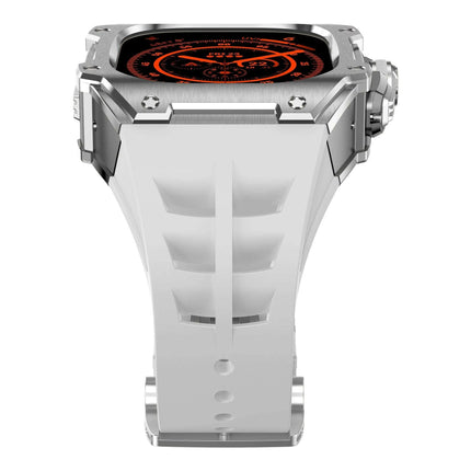 Premium 49mm Stainless Steel Apple Watch Case and Band - Redefine Your Elegance