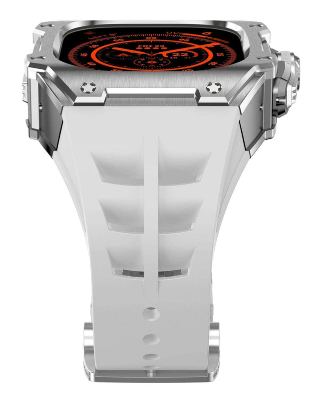 Premium 49mm Stainless Steel Apple Watch Case and Band - Redefine Your Elegance