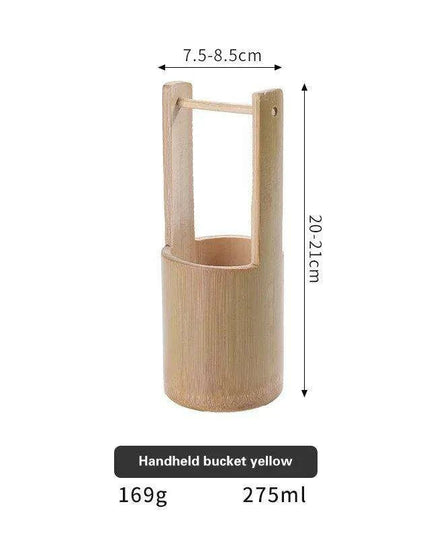 Artistic Bamboo Sushi Platter - Elegant Japanese Serving Tray