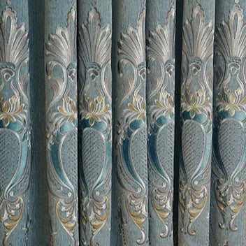 Luxury Chenille Blackout Curtains | Custom Size, Embroidered