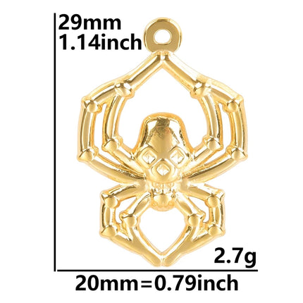 Hip Hop Animal Pendant Set – Stainless Steel Beetle, Scorpion & Spider