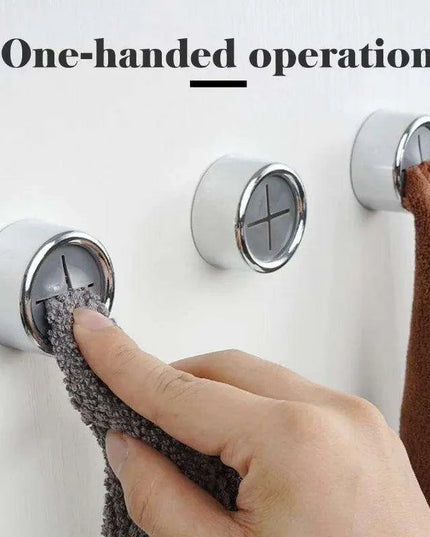 Efficient Home Organization Solution: Towel and Dishcloth Holder Set for Easy Storage