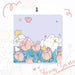 Floral Charm Pocket Memo Set - 100 Sheets, 8x8cm, 66g