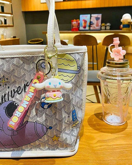 Cinnamoroll Character Keychain - Whimsical Bag and Key Charm for a Playful Touch