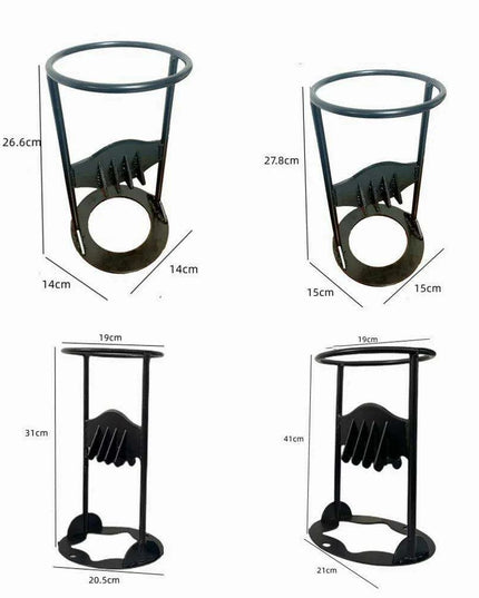 Artisan Cast Iron Log Splitting Wedge - Essential Tool for Camping and Outdoor Adventures