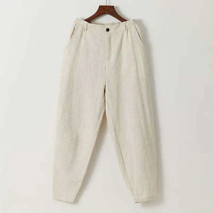 Elegant Cotton Linen Men's Yukata Kimono Robe - Chic Asian-Inspired Lounging Attire