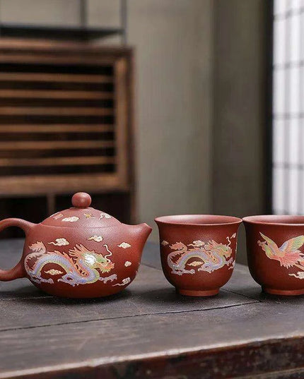 Artisan Authentic Teapot with Magical Color-Changing Infuser - Elevate Your Tea Ritual