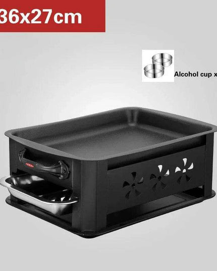 Deluxe Stainless Steel Fish Grilling Kit with Infusion Tray and Korean BBQ Features