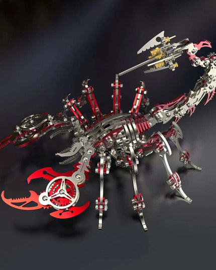 Dynamic 3D Scorpion King Metal Art Kit - Creative DIY Home Accent