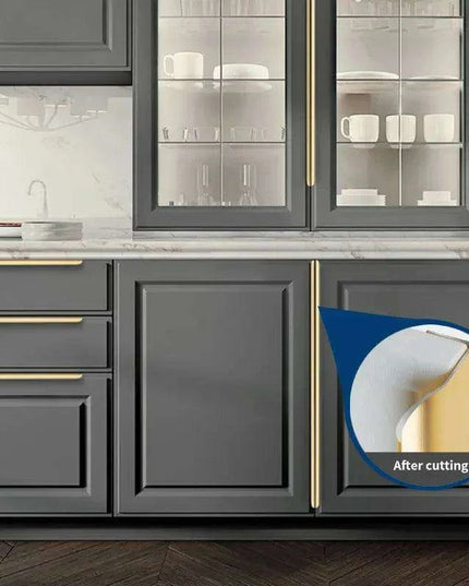 Modern Aluminum Alloy Cabinet Pull Handles - Set of 3