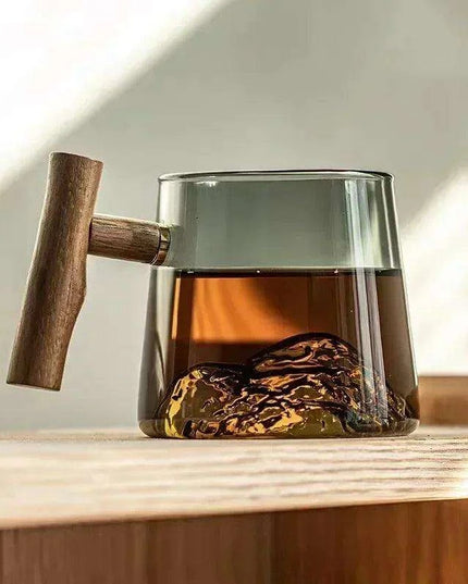 Elegant Borosilicate Glass Tea Mug with Infuser for Exceptional Brewing Delight