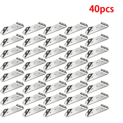 Thickened Stainless Steel 90° Angle Bracket — Furniture & Cabinet Connector