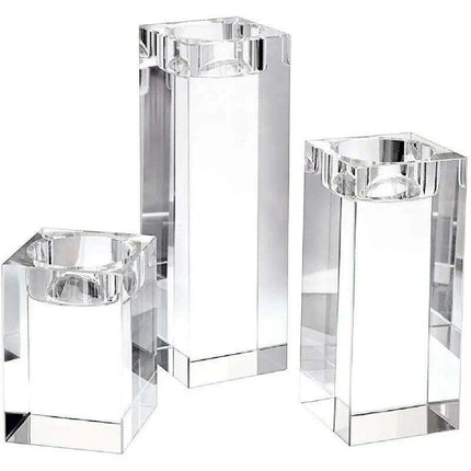 Elegant K9 Crystal Tealight Holders – Enhance Your Home Decor and Special Occasions