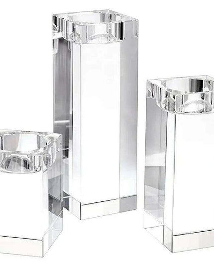 Elegant K9 Crystal Tealight Holders – Enhance Your Home Decor and Special Occasions
