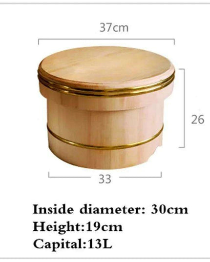 Rustic Wood Rice Serving Bowl - The Essential Dining Companion