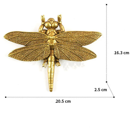 Xin Yi 3D Resin Simulated Animal Statues - Golden Bird & Butterfly Dec
