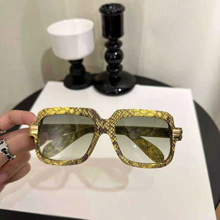 Oversized Acetate Sunglasses for Men and Women with UV Protection Clear Lenses