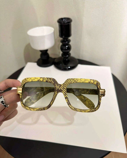 Oversized Acetate Sunglasses for Men and Women with UV Protection Clear Lenses