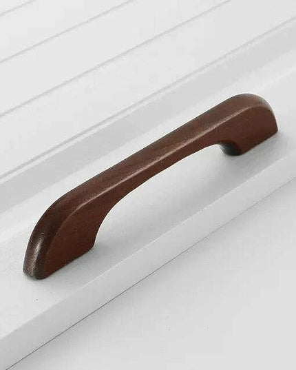 Chic Wooden Cabinet Knobs - Distinctive Walnut & Beech Drawer Handles for Elegant Home Interiors