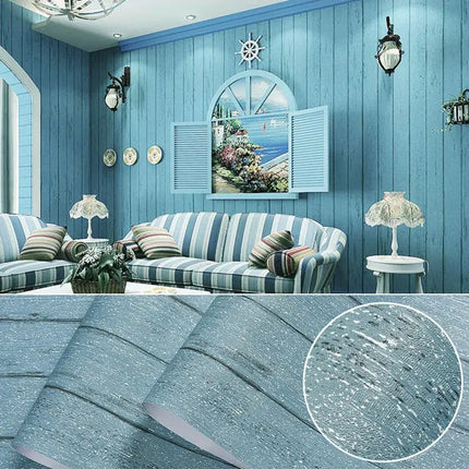 BoHa Waterproof Wood Pattern Wall Sticker - Self-Adhesive PVC Wallpape