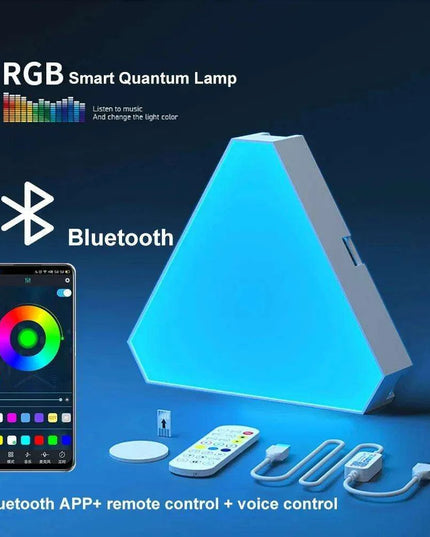 Bluetooth-Controlled RGB Music-Responsive LED Wall Light - Elevate Your Home Ambiance