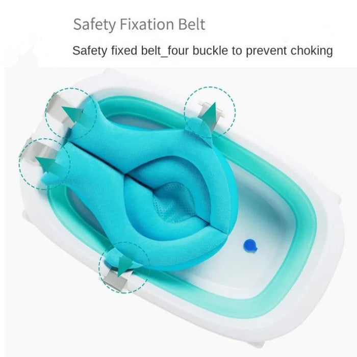 Deluxe Elevated Baby Bath Suspension Mat for Ultimate Newborn Comfort