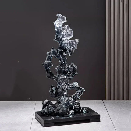 Modern HomeDecor Crafts Imitation Stone Model Sculpture Transparent Re
