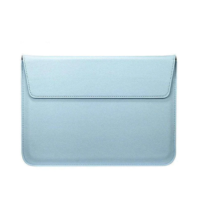 Sleek PU Leather Laptop Sleeve - Compatible with MacBook and Huawei - Chic Tech Accessory for Everyday Use