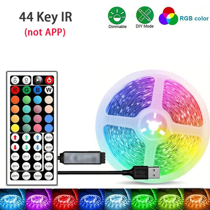 RGB Led Strip Lights 1M-40M Led Room Light with APP Control Flexible Ribbon Luces Led Tape for Room Bedroom Decoration rgb-led-strip-lights-1m-40m-led-room-light-with-app-control-flexible-ribbon-luces-led-tape-for-room-bedroom-decoration