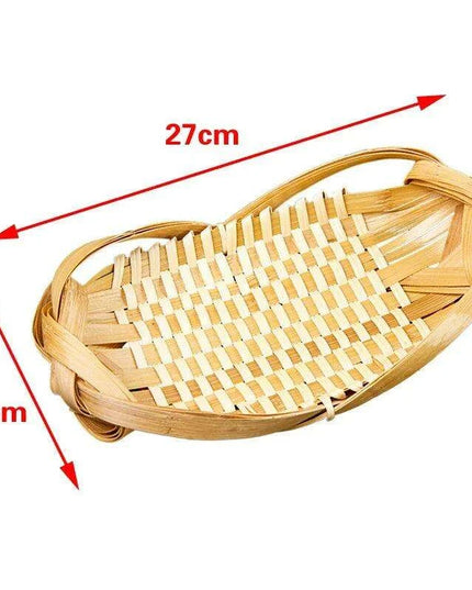 Sophisticated Bamboo Sushi and Sashimi Serving Set with Decorative Accents