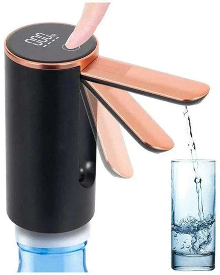 Smart Foldable Electric Water Dispenser - Portable Touch-Controlled Rechargeable Bottle Pump