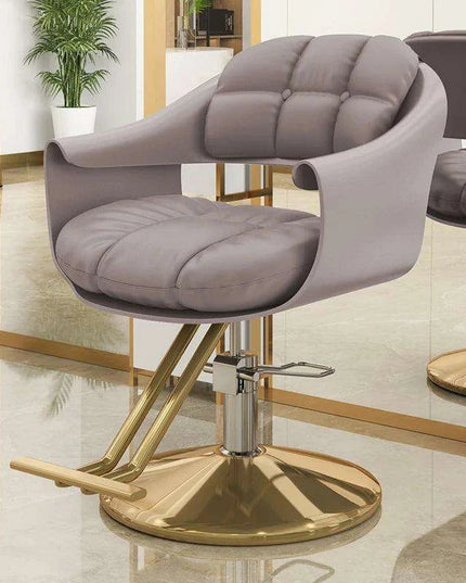Premium Leather Salon Styling Chair for Exceptional Comfort and Versatility
