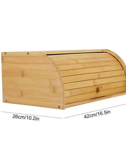 Farmhouse Charm Bread Keeper: Stylish Kitchen Storage Solution