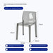 Stylish Clear Acrylic Dining Chairs - Modern Elegance for Your Space