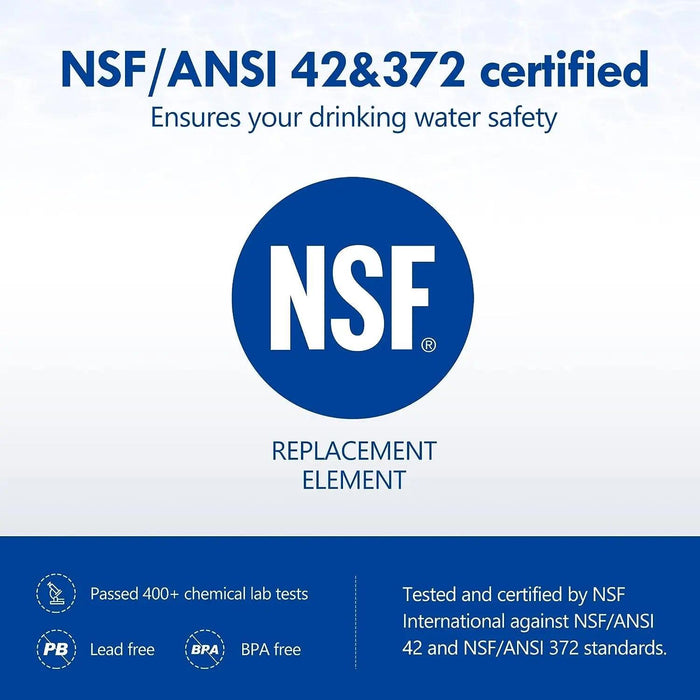NSF Certified 5-Stage Faucet Water Filter System - Effortlessly Access Pure and Refreshing Water