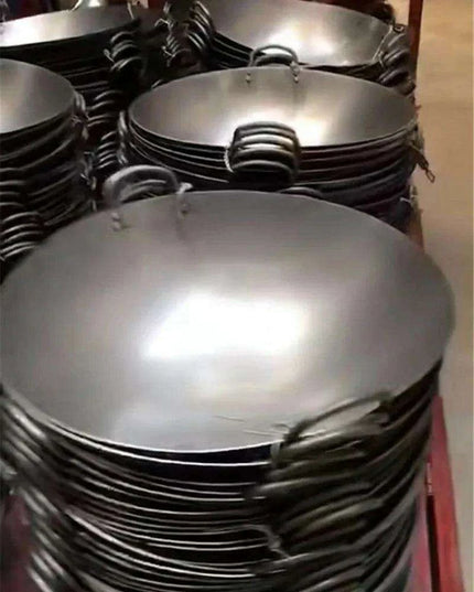 Premium 304 Stainless Steel Wok for Outdoor Culinary Adventures