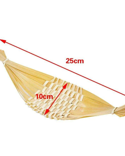 Sophisticated Bamboo Sushi and Sashimi Serving Set with Decorative Accents