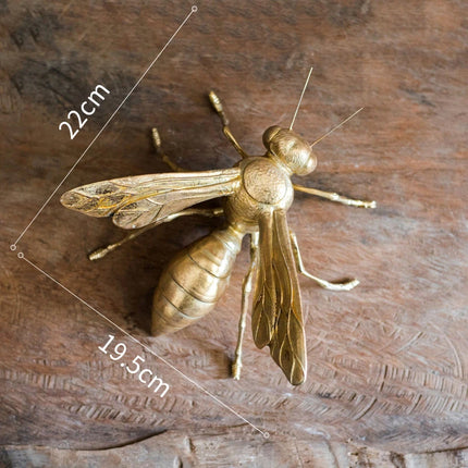 Resin Handicraft Golden Insect Bees Mantis Ant Artificial Sculpture Decorative Figurines Home Decoration Accessories resin-handicraft-golden-insect-bees-mantis-ant-artificial-sculpture-decorative-figurines-home-decoration-accessories