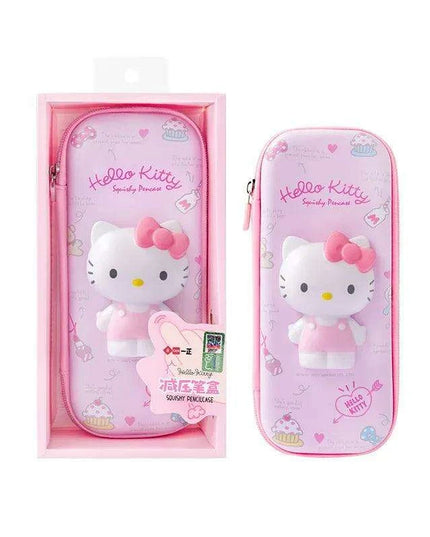 Kuromi & Cinnamoroll Anime-Inspired Pencil Case - Stylish and Functional Stationery Organizer