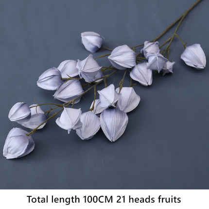 XUELY 21 Heads Foam Lantern Flower Branch - Wedding & Home Decor