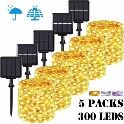 Shop1102743347 32M Solar LED Fairy String Lights - Waterproof & Twinkl