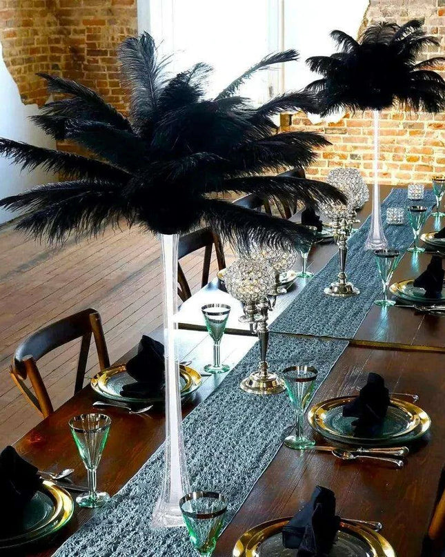 Elegant Eiffel Tower Crystal Vase Set - Romantic Handmade Centerpieces for Every Occasion