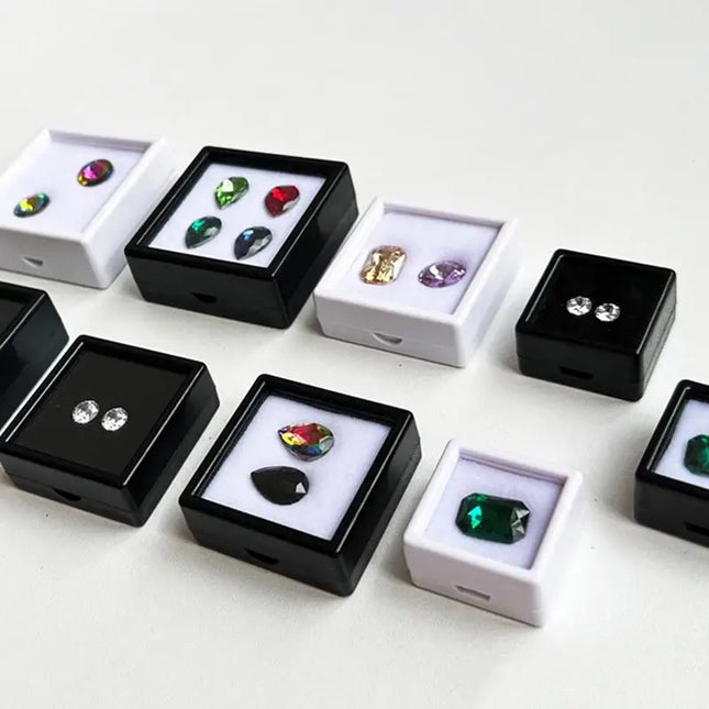 Leisure Loft Jewelry Organizer Box - Transparent Display, 10 Pack